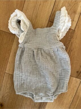 City Mouse overall onesie
